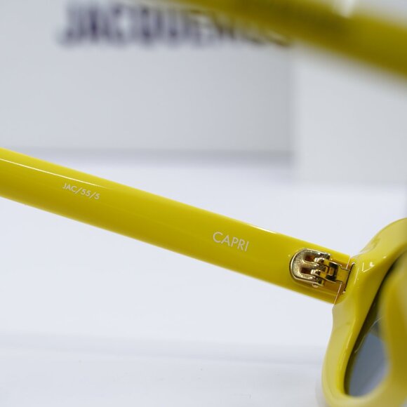 Jacquemus CAPRI JAC/55 C5 Rectangle Sunglasses - Yellow\\Grey main image 7